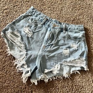 shein denim shorts size small